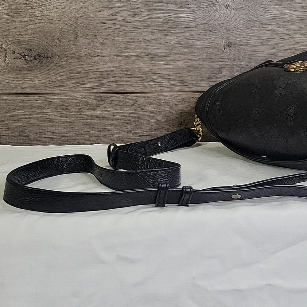 Tory Burch Black Leather Flap Crossbody Shoulder Bag - Picture 5 of 15